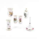 Meissen. Gruppe von 6 Vasen mit unterschiedlichen Dekoren - photo 1