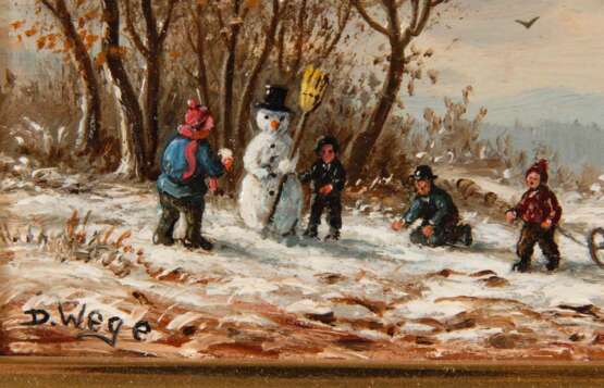 WEGE, Durchmesser: Spielende Kinder mit Schneema - photo 3