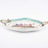 Meissen. Large porcelain platter with genre scene - photo 4