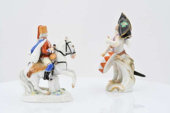 Meissen. Hussar on horseback and putto as drummer - фото 4