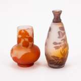 Emile Gallé. Zwei kleine Vasen mit Blattdekoren - фото 4