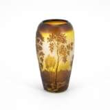 Cristallerie Saint Louis. Ovoide Vase mit Auenlandschaft - photo 1