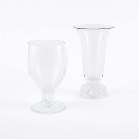 René Lalique. Kelchförmige und trompetenförmige Vase - Foto 1