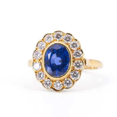 . Saphir-Diamant-Ring - photo 1