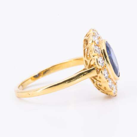 . Saphir-Diamant-Ring - фото 4