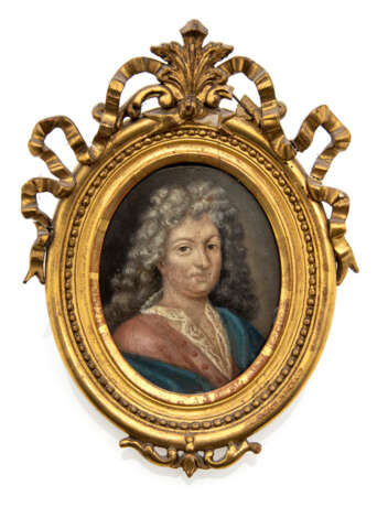 Portrait eines Barock-Herren. 1. Viertel 18. Jahrhundert - фото 1