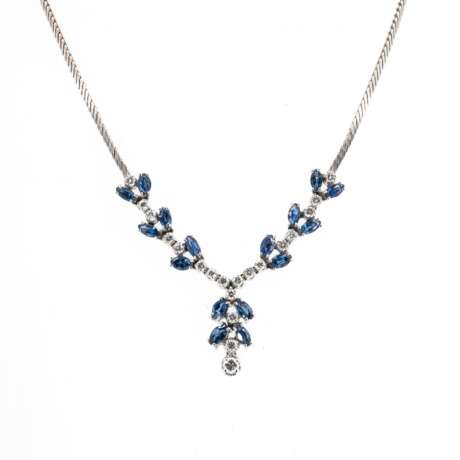 . Saphir-Diamant-Collier - photo 1