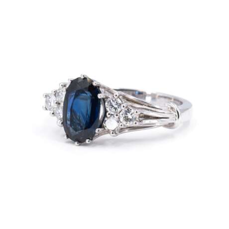 . Saphir-Diamant-Ring - photo 1