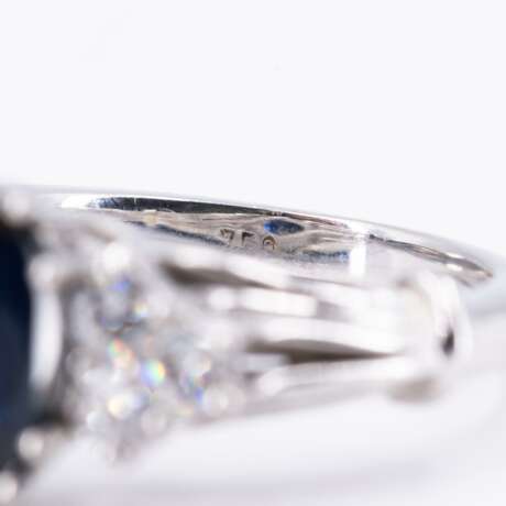 . Saphir-Diamant-Ring - фото 5