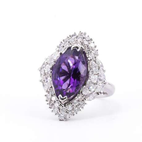 . Amethyst-Diamant-Ring - photo 1