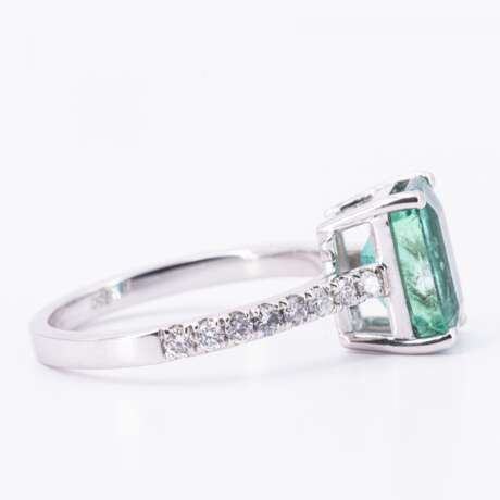 . Smaragd-Diamant-Ring - Foto 4