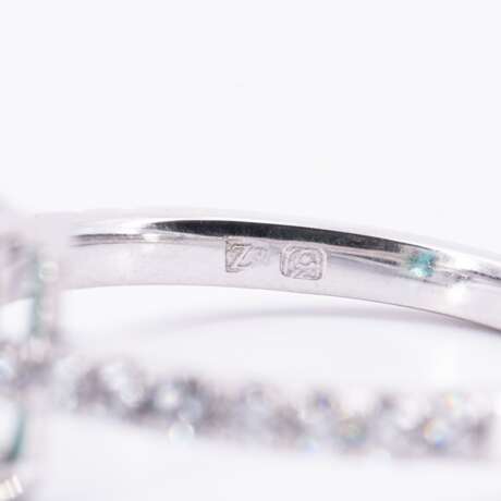 . Smaragd-Diamant-Ring - фото 5