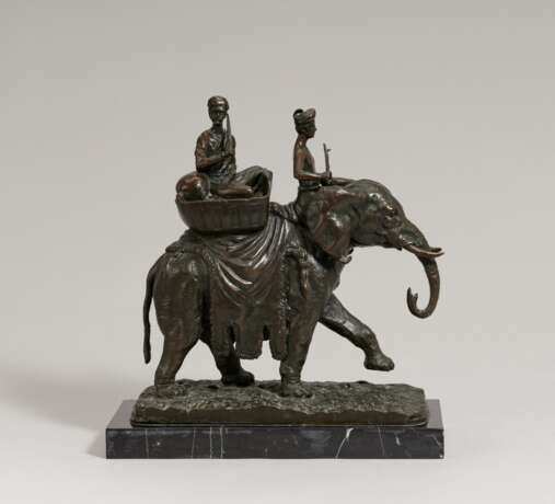 Christoph Fratin. Indischer Elefant mit Reitern - фото 1
