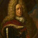 Jan Frans Douven. Amtsstubenporträt des Kurfürsten Johann Wilhelm von der Pfalz (1658-1716) in Rüstung mit Allongeperücke - Foto 1