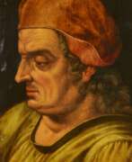 Франс Флорис I. Frans Floris. Mann mit roter Kappe im Profil