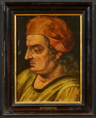 Frans Floris. Mann mit roter Kappe im Profil - Foto 2