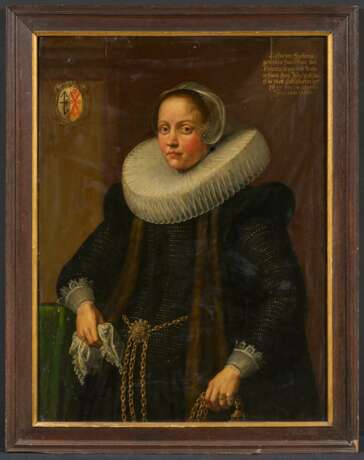 Gortzius Geldorp. Porträt der Catharina Anckems im vornehmen Gewand mit Mühsteinkragen - photo 2