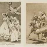 Francisco José de Goya y Lucientes. Zwei Blätter aus der Folge "Los Caprichios" - Foto 1