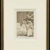 Francisco José de Goya y Lucientes. Zwei Blätter aus der Folge "Los Caprichios" - photo 3
