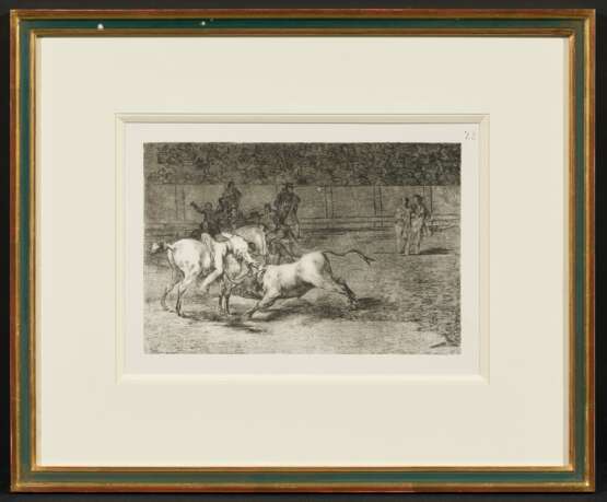 Francisco José de Goya y Lucientes. Vier Blätter aus der Folge "Tauromaquia" - photo 3