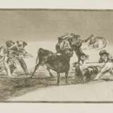 Francisco José de Goya y Lucientes. Vier Blätter aus der Folge "Tauromaquia" - photo 8