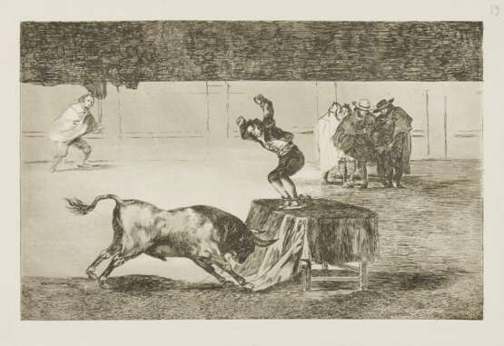 Francisco José de Goya y Lucientes. Vier Blätter aus der Folge "Tauromaquia" - фото 11