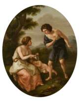 Angelika Kauffmann. Cephise beschneidet dem schlafenden Amor die Flügel