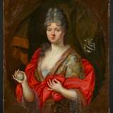 Dutch School. Porträt von Agnes von Weers mit einer Taschenuhr in der rechten Hand - фото 2