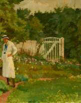 Ferdinand Dorsch. Am Gartentor