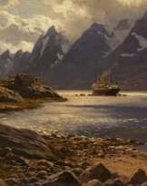 Themistokles von Eckenbrecher. Am Raftsund bei Digermulen