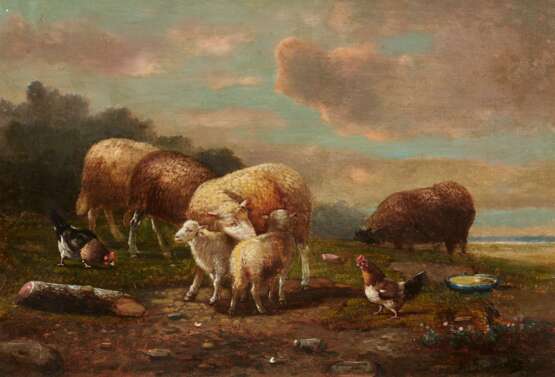 Lambert Gerardts. Schafe auf der Weide - фото 1