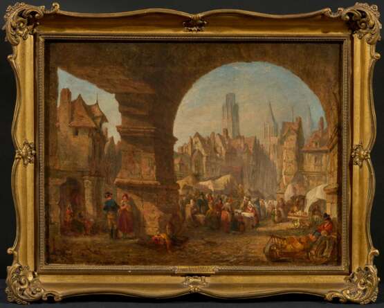 Edward Angelo Goodall. Market Day in an English Town - photo 2