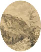 Carl Maria Nicolaus Hummel. Sächsische Landschaft an der Elbe