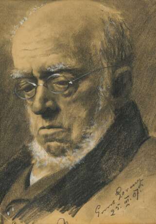 Ernst Lorenz-Murowana. Portrait Adolf von Menzel - Foto 1