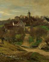 Max Merker. Frühling im Dorf