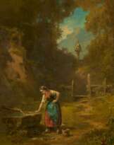 Willy Moralt. Am Brunnen