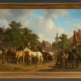 Willem Karel Nakken. Horse Market in a Dutch Town - photo 2