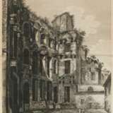 Luigi Rossini. Zwei Kupferstiche mit Ansichten aus Rom: Thermen des Diocletian sowie Marstempel - Foto 5