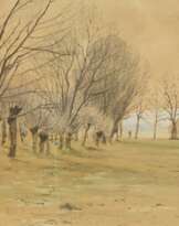 Paul Wilhelm Tübbecke. Wiese mit Kopfweiden