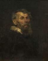 Ernst Carl Georg Zimmermann. Studienkopf nach einem alten Mann