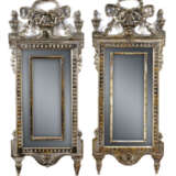 Paar äusserst dekorative Pfeilerspiegel. Louis XVI-Stil, wohl Italien, 19. Jahrhundert - фото 1