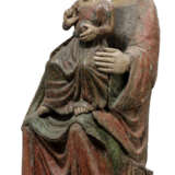 Thronende Madonna mit Kind. Zentral-Italien/Umbrien/Abruzzen, 1. Hälfte 14. Jahrhundert - фото 2