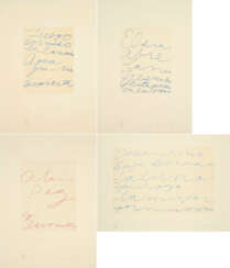 Cy Twombly. Octavio Paz. Eight poems. Ten drawings