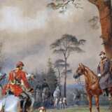 M.&nbsp;A. Zichy. Aquarelle. Chasse aux chevaux d`Alexandre II pr&egrave;s de Saint-Petersbourg. watercolor realism 72 г. - фото 10