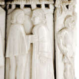 Spätgotische Hochzeitskassette. Norditalien, wohl Werkstatt der Embriachi, 1. Viertel 15. Jahrhundert - photo 4