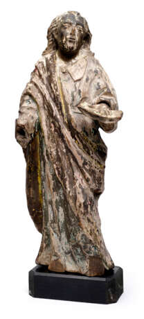 "Santo", Figur eines stehenden Heiligen. Hispano-Philippinisch, 19. Jahrhundert - photo 1