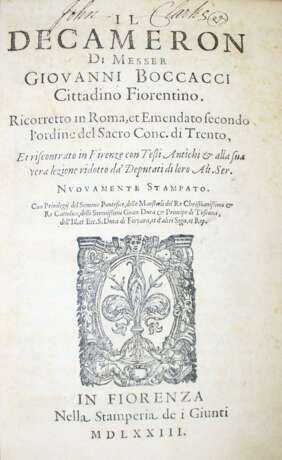 Boccaccio, G. - photo 1