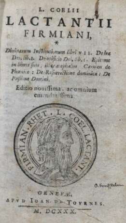 Lactantius, L.C.F. - photo 1