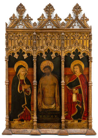 Triptychon. Wohl Deutschland, um 1450/1500 und später - Foto 1