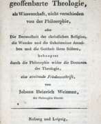 Manuscripts. Weismann, J.H.